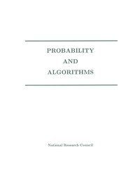 National Research Council, Division on Engineering and Physical Sciences, and Applications Commission on Physical Sciences, Mathematics, Panel on Probability and Algorithms - Probability and Algorithms, Häftad. Tillgänglighet: Tillfälligt slut