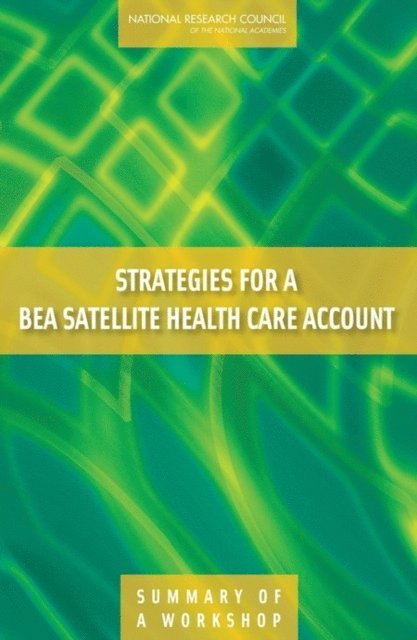 Committee on National Statistics, Division of Behavioral and Social Sciences and Education, National Research Council, Christopher Mackie - Strategies for a BEA Satellite Health Care Account, E-bok