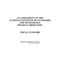 National Research Council, Division on Engineering and Physical Sciences, Laboratory Assessments Board, Panel on Physics - Assessment of the National Institute of Standards and Technology Physics Laboratory, Häftad
