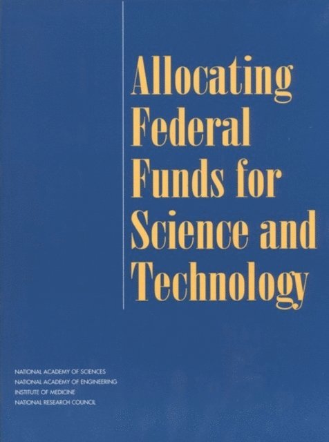 Allocating Federal Funds for Science and Technology