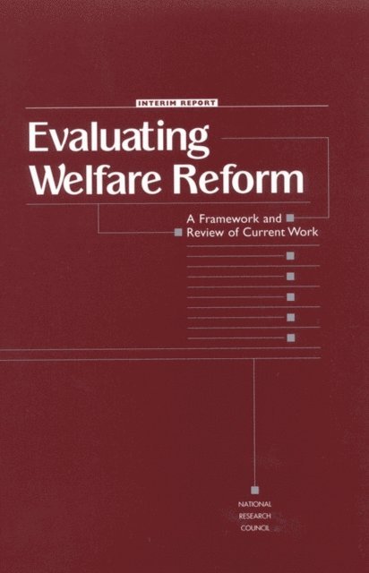 Panel on Data and Methods for Measuring the Effects of Changes in Social Welfare Programs, Commission on Behavioral and Social Sciences and Education, Committee on National Statistics, Division of Behavioral and Social Sciences and Education, National Research Council, Robert A. Moffitt, Michele Ver Ploeg - Evaluating Welfare Reform, E-bok