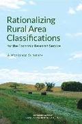 Rationalizing Rural Area Classifications for the Economic Research Service
