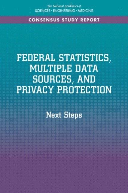 Panel on Improving Federal Statistics for Policy and Social Science Research Using Multiple Data Sources and State-of-the-Art Estimation Methods, Committee on National Statistics, Division of Behavioral and Social Sciences and Education, and Medicine National Academies of Sciences, Engineering, Robert M. Groves, Brian A. Harris-Kojetin - Federal Statistics, Multiple Data Sources, and Privacy Protection, E-bok