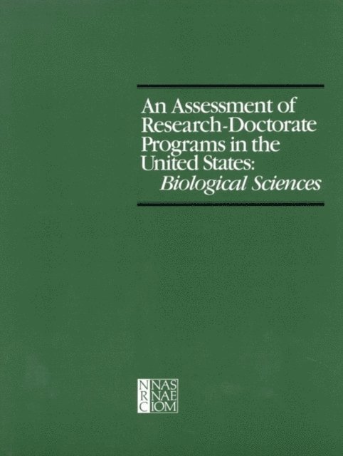 American Council of Learned Societies, American Council on Education, National Research Council, Social Science Research Council, Lyle V. Jones, Gardner Lindzey, Porter E. Coggeshall - Assessment of Research-Doctorate Programs in the United States, E-bok