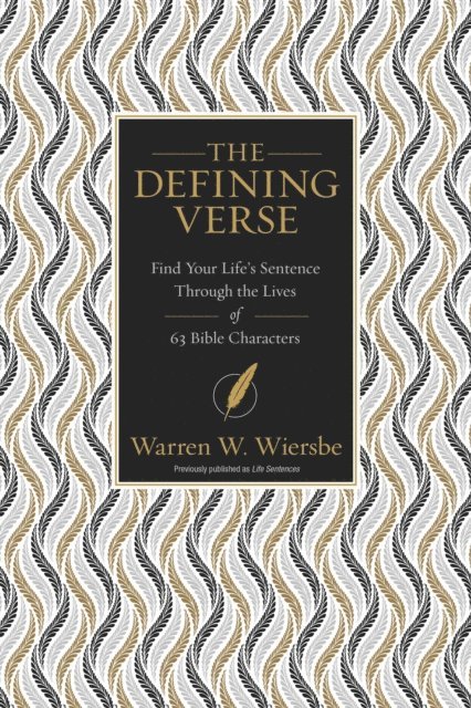 Warren W. Wiersbe - Defining Verse, E-bok
