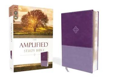 Amplified Study Bible, Leathersoft, Purple