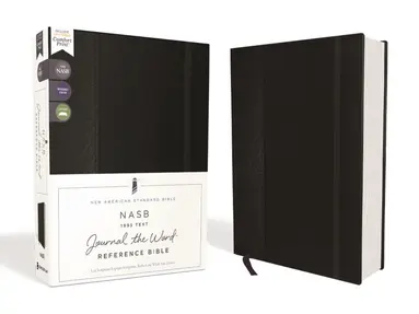 NASB, Journal the Word Reference Bible, Hardcover, Black, Elastic Closure, Red Letter, 1995 Text, Comfort Print