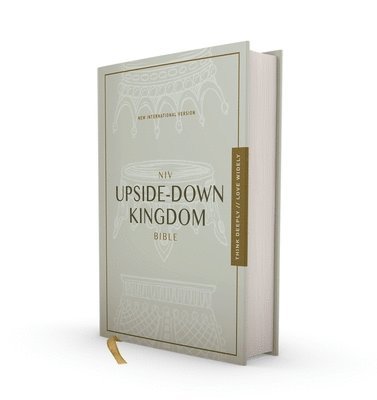 Zondervan Zondervan, Preston Sprinkle - NIV, Upside-Down Kingdom Bible, Hardcover, Gray, Comfort Print, Inbunden
