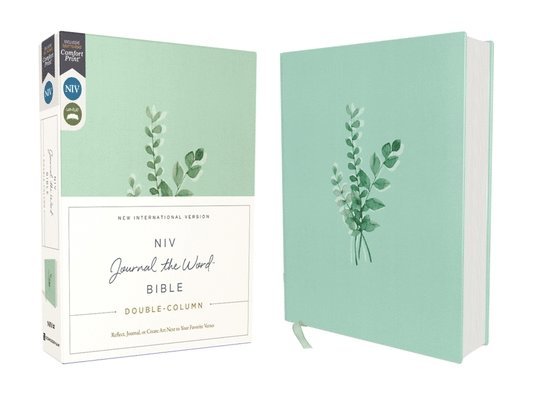 Zondervan Zondervan - NIV, Journal the Word Bible (Perfect for Note-Taking), Double-Column, Cloth over Board, Teal, Red Letter, Comfort Print, Inbunden