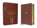 NKJV, Thompson Chain-Reference Bible, Large Print, Leathersoft, Brown, Red Letter, Comfort Print