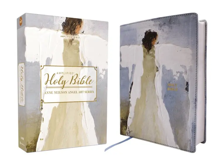 Amplified Holy Bible, Anne Neilson Angel Art Series, Double-Column Journal Edition, Leathersoft