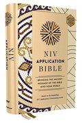 NIV Application Bible, Hardcover, Multi-Cream, Red Letter, Comfort Print