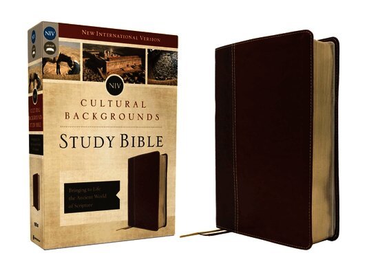 Craig S Keener, John H Walton - Niv, Cultural Backgrounds Study Bible (Context Changes Everything), Leathersoft, Brown, Red Letter, Inbunden