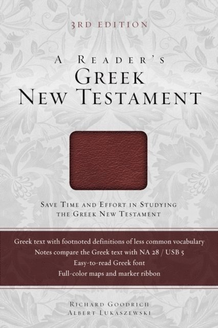 Albert L. Lukaszewski, Richard J. Goodrich - Reader's Greek New Testament, E-bok. Tillgänglighet: Lägg i varukorg