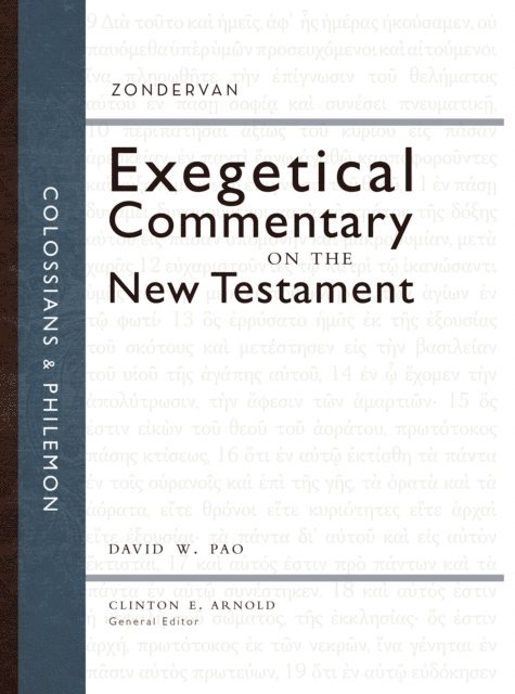 David W. Pao - Colossians and Philemon, E-bok