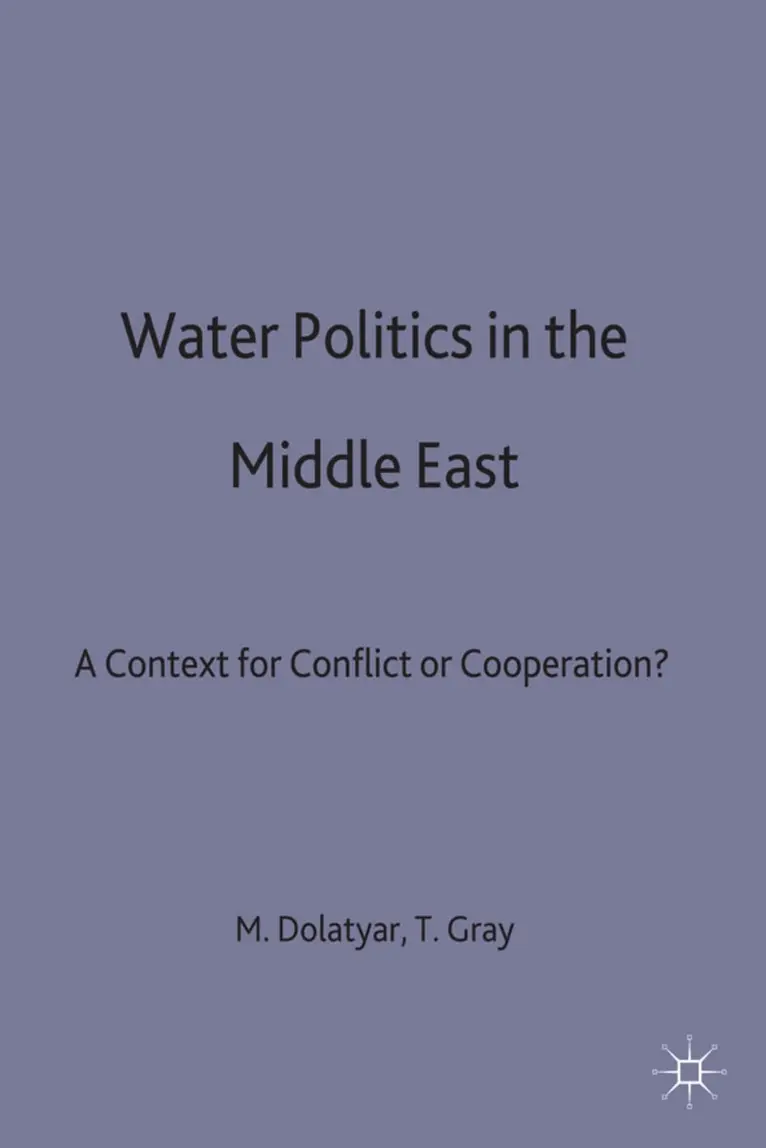 M. Dolatyar, T. Gray - Water Politics in the Middle East, Inbunden. Tillgänglighet: Lägg i varukorg