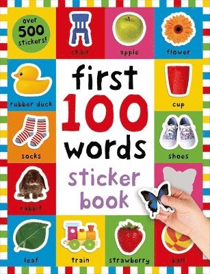 Roger Priddy - First 100 Stickers: Words, Häftad