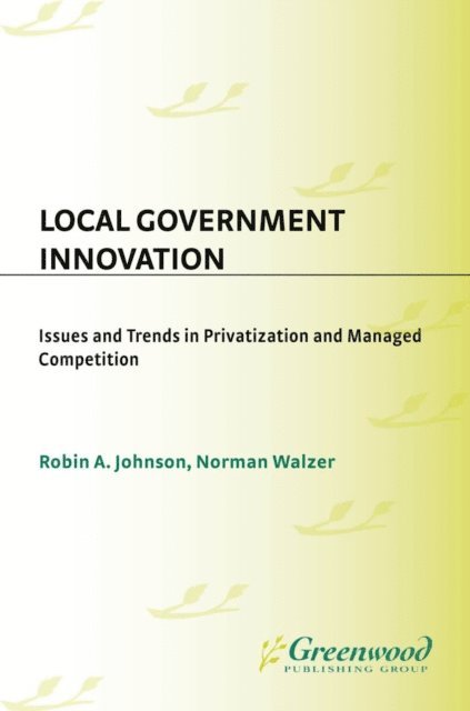 Robin A. Johnson, Norman Walzer - Local Government Innovation, E-bok