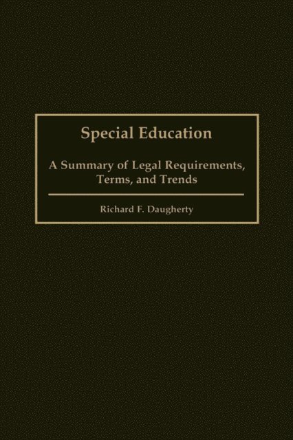 Richard F. Daugherty - Special Education, E-bok. Tillgänglighet: Lägg i varukorg