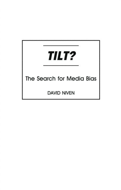 David Niven - Tilt?, E-bok