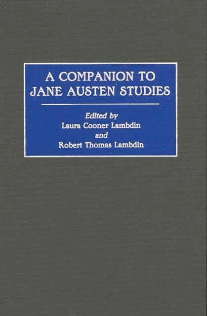 Robert Thomas Lambdin, Laura Lambdin - Companion to Jane Austen Studies, E-bok