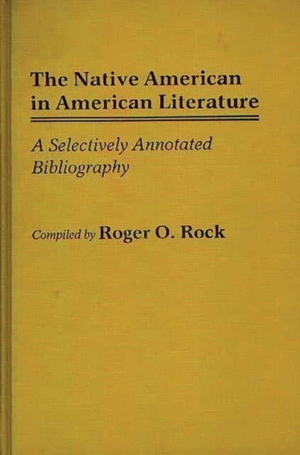 Roger Rock - Native American in American Literature, E-bok
