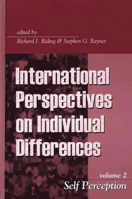 Richard Riding, Stephen Rayner - Self Perception, E-bok