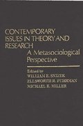 Contemporary Issues in Theory and Research