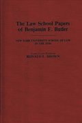 The Law School Papers of Benjamin F. Butler