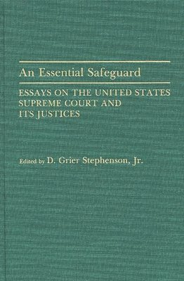 Donald Grier Stephenson, D. Grier Stephenson - Essential Safeguard, Inbunden