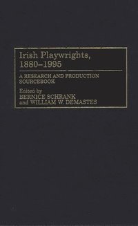 Irish Playwrights, 1880-1995