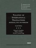 Taxation of International Transactions