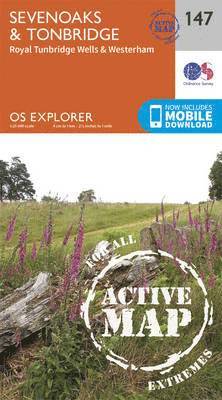Ordnance Survey - Sevenoaks and Tonbridge, Övrigt. Tillgänglighet: Lägg i varukorg