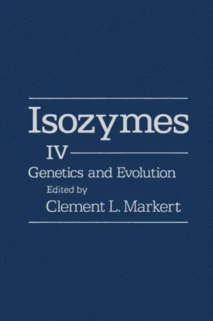 Clement Markert - Isozymes V4, E-bok. Tillgänglighet: Lägg i varukorg