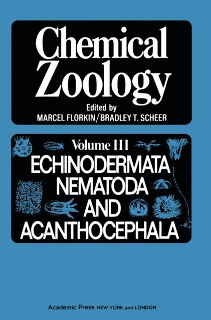 Marcel Florkin - Chemical Zoology V3, E-bok