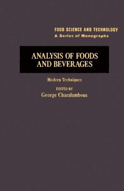George Charalambous - Analysis of Foods and Beverages, E-bok