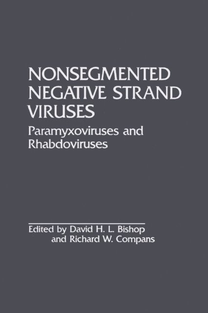 David H.L. Bishop - Nonsegmented Negative Strand Viruses, E-bok