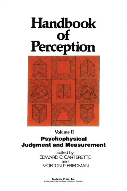 Edward Carterette - Psychophysical Judgment and Measurement, E-bok. Tillgänglighet: Lägg i varukorg