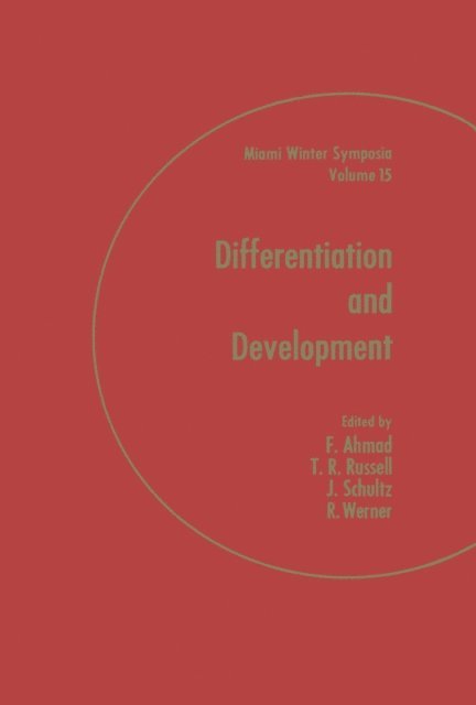 Differentiation and Development