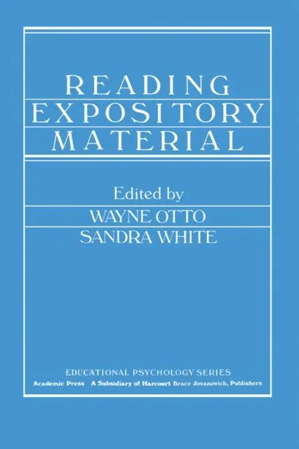 Wayne Otto - Reading Expository Material, E-bok. Tillgänglighet: Lägg i varukorg