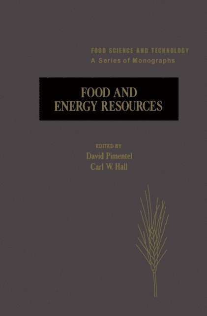 David Pimentel - Food And Energy Resources, E-bok