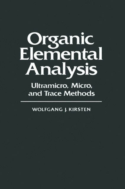 Wolfgang Kirmse - Organic Elemental Analysis, E-bok
