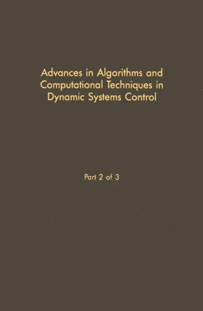 C.T. Leonides - Control and Dynamic Systems V29, E-bok. Tillgänglighet: Lägg i varukorg