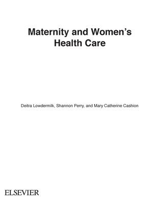 Deitra Lowdermilk, Shannon Perry - Maternity and Women's Health Care, Häftad
