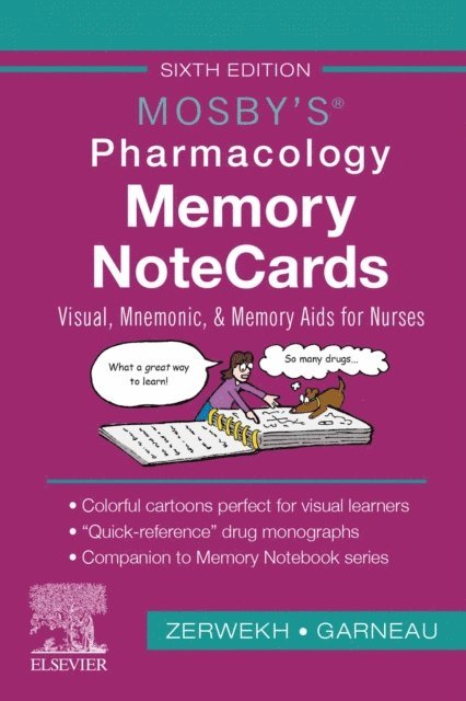 Ashley Zerwekh Garneau, JoAnn Zerwekh - Mosby's Pharmacology Memory NoteCards - E-Book, E-bok