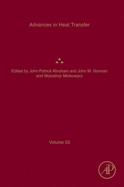 John M. Gorman, John Patrick Abraham, Ephraim M. Sparrow - Advances in Heat Transfer, E-bok