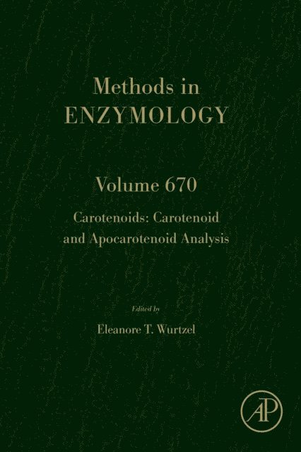 Carotenoids: Carotenoid and Apocarotenoid Analysis, E-bok