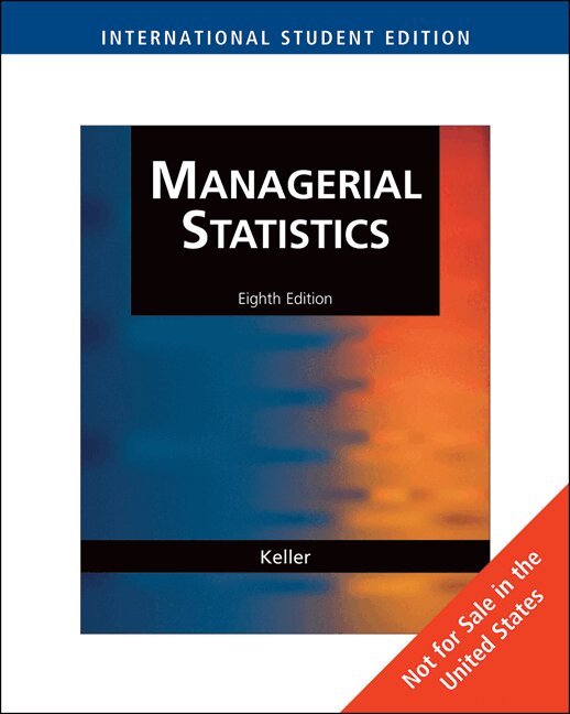 Gerald Keller - Managerial Statistics, International Edition (with CD-ROM), Övrigt