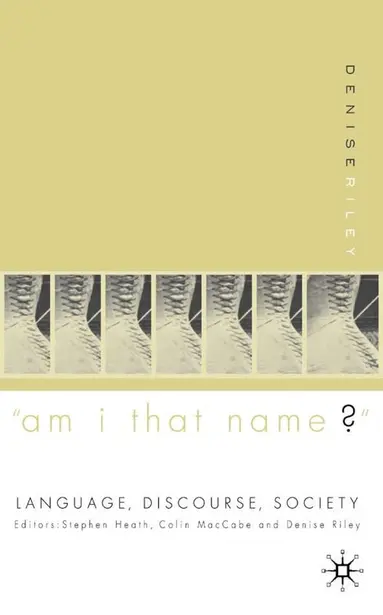 'Am I That Name?'