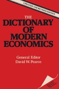 Macmillan Dictionary of Modern Economics